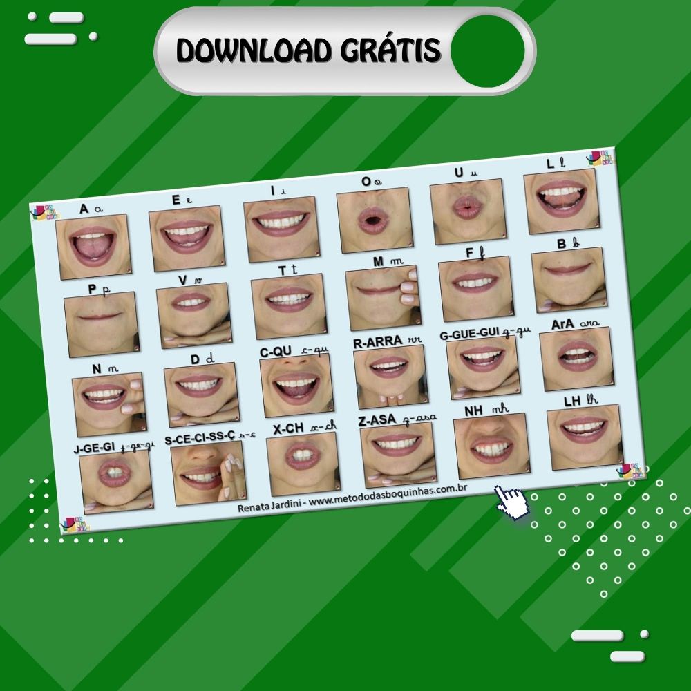 Cartela de Boquinhas - para download