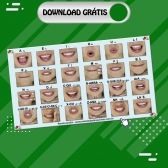 Cartela de Boquinhas - para download