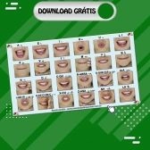 Cartela de Boquinhas - para download