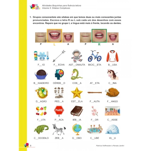 Fluência Leitora: Vol 5: Sílabas Complexas