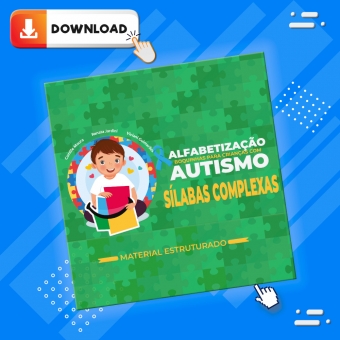 Vol 6: Sílabas Complexas - Alf Boquinhas p/Crianças c/Autismo - MDB
