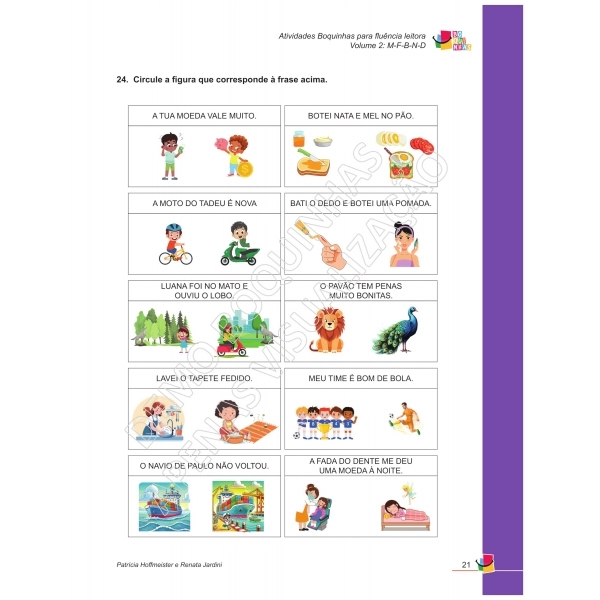 Fluência Leitora: Vol 2: M-F-B-N-D