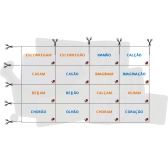 Bingo - Lince de AM-ÃO - Fixação ortográfica - Sílabas Tônicas - MDB
