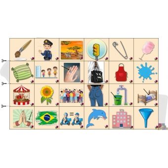 Bingo de AU-EU-IU-OU – AL-EL-IL-OL-UL Fixação ortográfica - MDB3