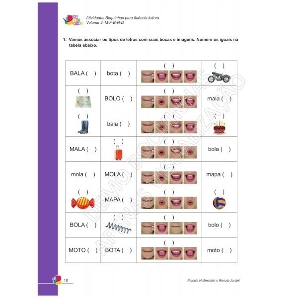 Fluência Leitora: Vol 2: M-F-B-N-D