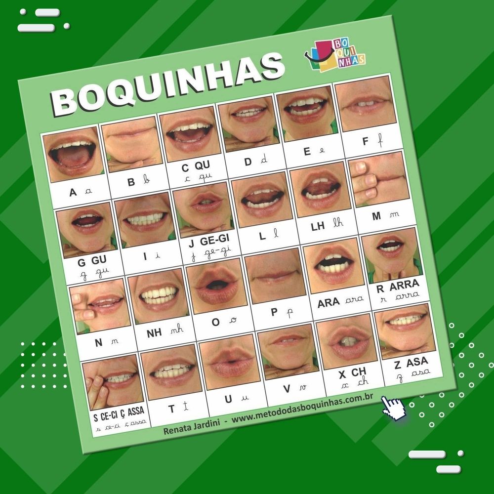 Banner de Boquinhas de Lona com sacola e imagens