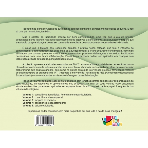 Habilidades Preditoras da Alfabetização Boquinhas - Volume 2