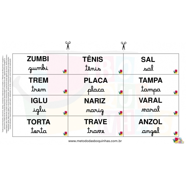 Boquês de Sílabas  Complexas - MDB