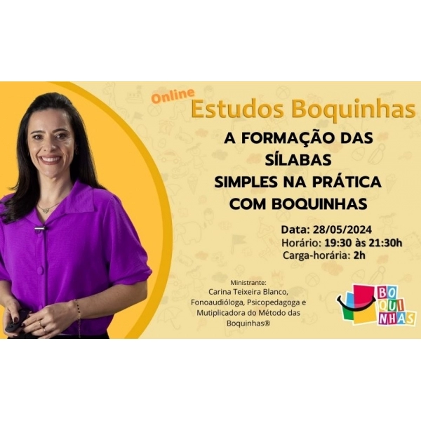 A Formação das Sílabas Simples na Prática com Boquinhas - MDB