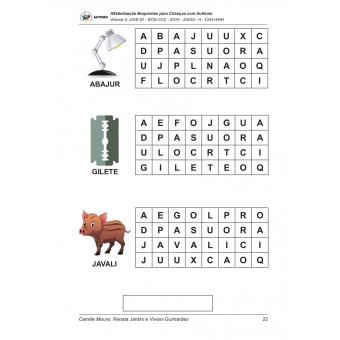 Vol 5: J/S/X/Z/H - Alf Boquinhas p/Crianças c/Autismo - MDB