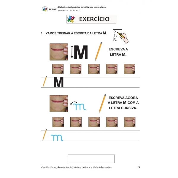 Volume 3 - M-F-B-N-D: Alfabetização Boquinhas para Crianças com Autismo - MDB