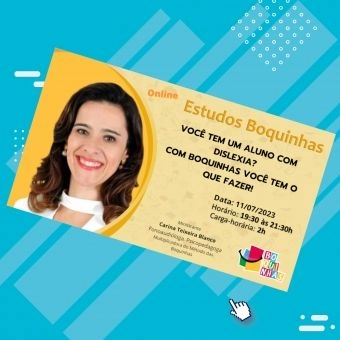 Você Tem Aluno com Dislexia? Com Boquinhas Você Tem o Que Fazer! - MDB