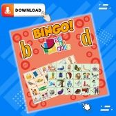 Bingo de b - d - Fixação ortográfica - MDB