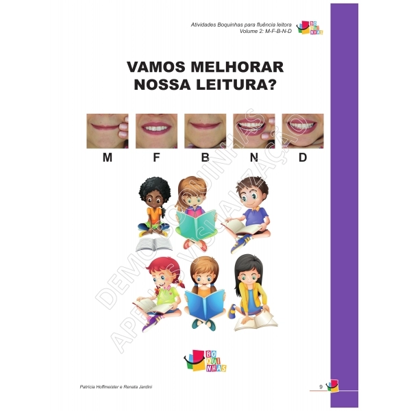 Fluência Leitora: Vol 2: M-F-B-N-D