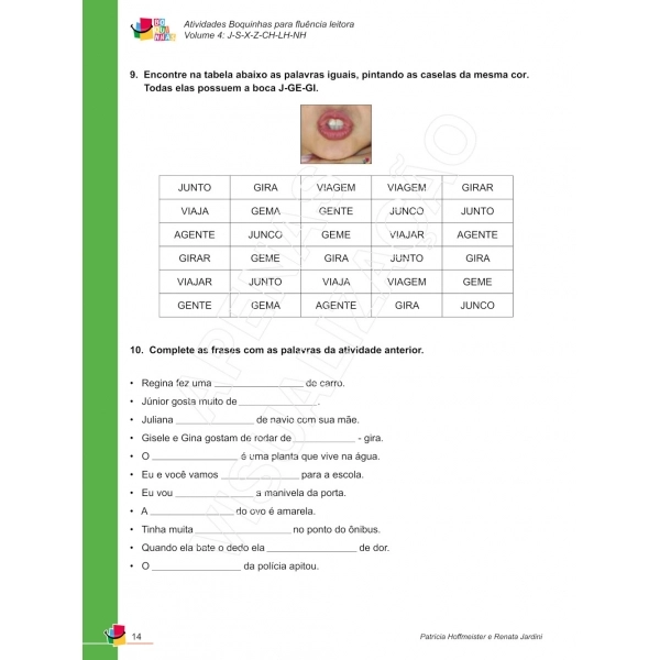Fluência Leitora: Vol 4: J-S-X-Z-H