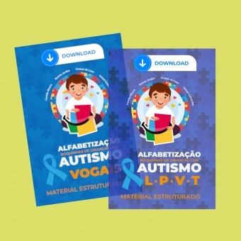 Kit 6 Volumes - Alfabetização Boquinhas para Crianças com Autismo - MDB