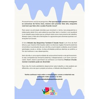 Método das Boquinhas Também é Saúde Vocal – Orientações e Dicas Práticas - MDB