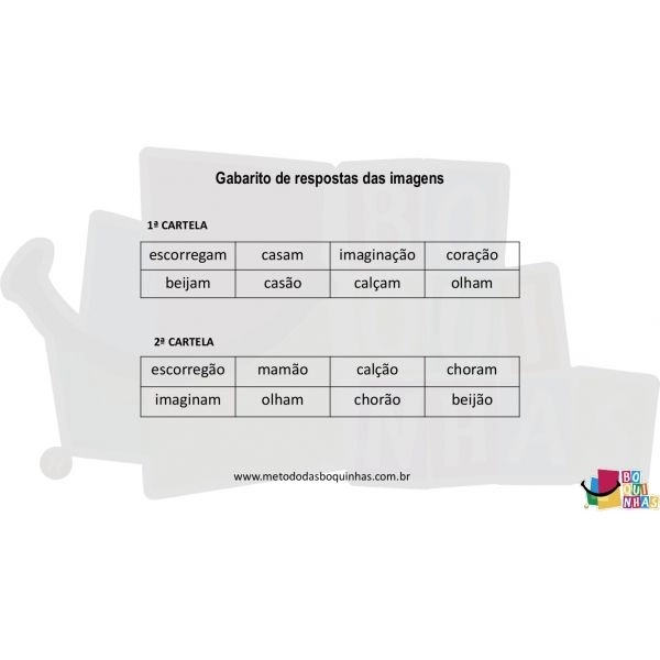 Bingo - Lince de AM-ÃO - Fixação ortográfica - Sílabas Tônicas - MDB