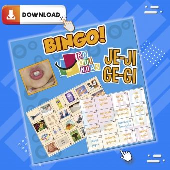 Bingo de JE-JI – GE-GI Fixação ortográfica - MDB