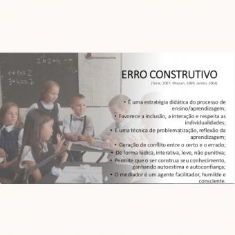 Os Erros de Escrita são Construtivos para a Mediação? MDB