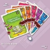 Kit Novos Livros de Alfabetização com Boquinhas + espelho Boca - 6 Exemplares